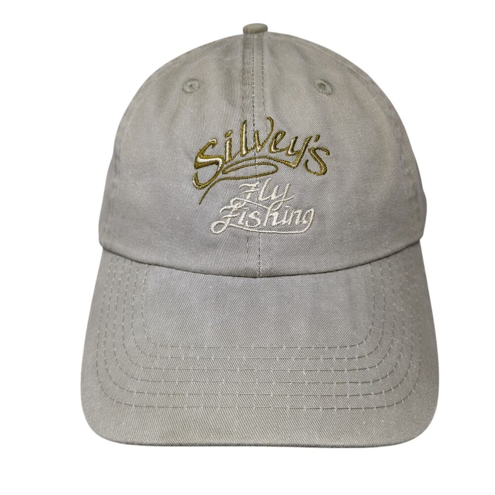 Silvey's Fly Fishing Strapback Hat Tan One Size Adjustable Fahrenheit